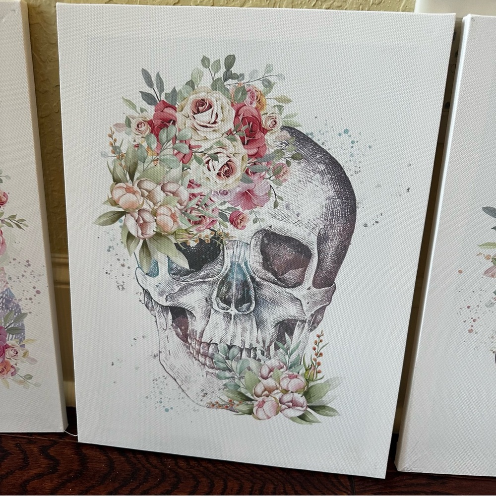 Colorful Floral Anatomy Art Prints Set - Picture 5 of 8